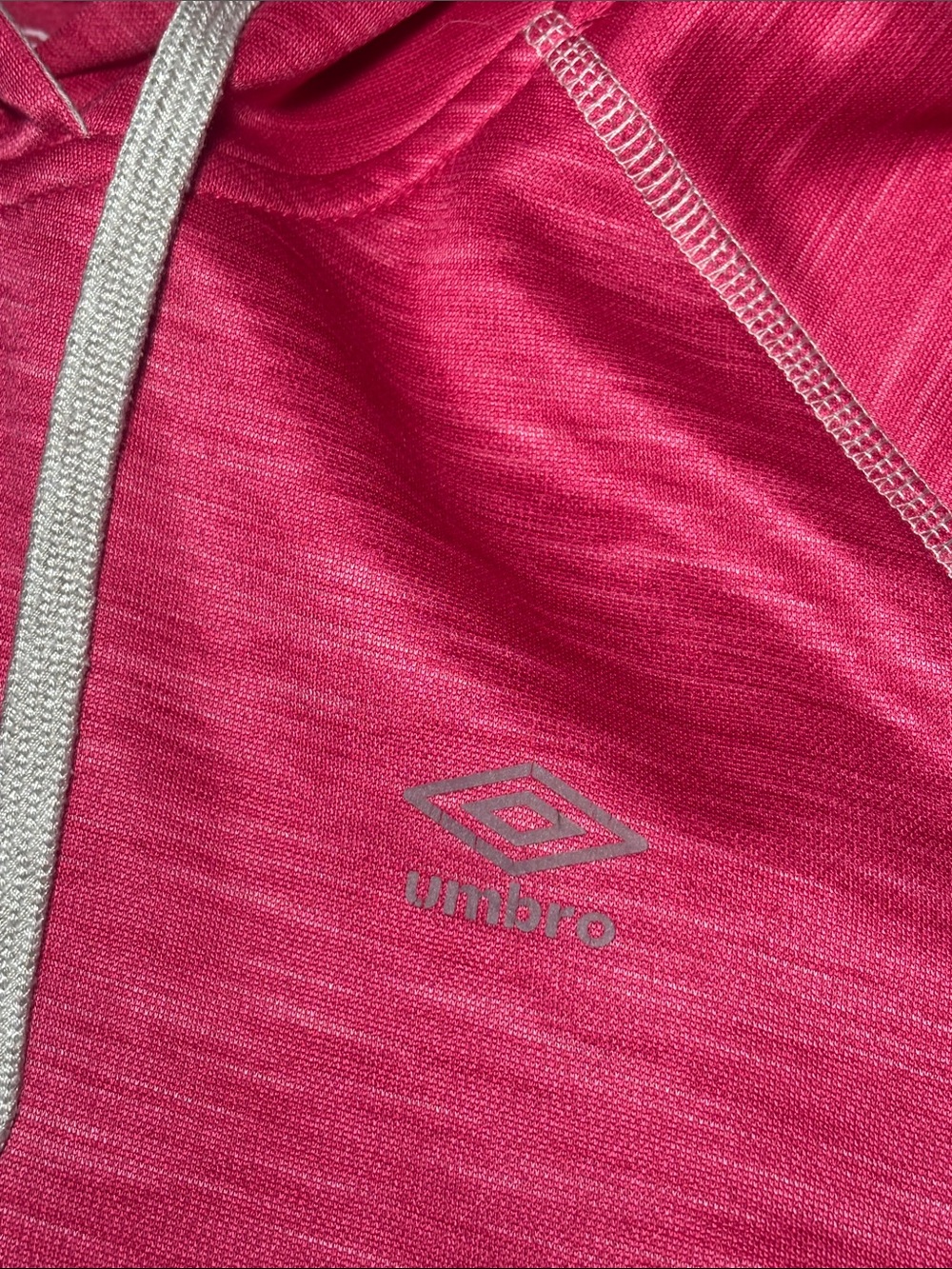Bright pink Heathered hoodie athletic Athleisure pullover sweatshirt large - Picture 3 of 14
